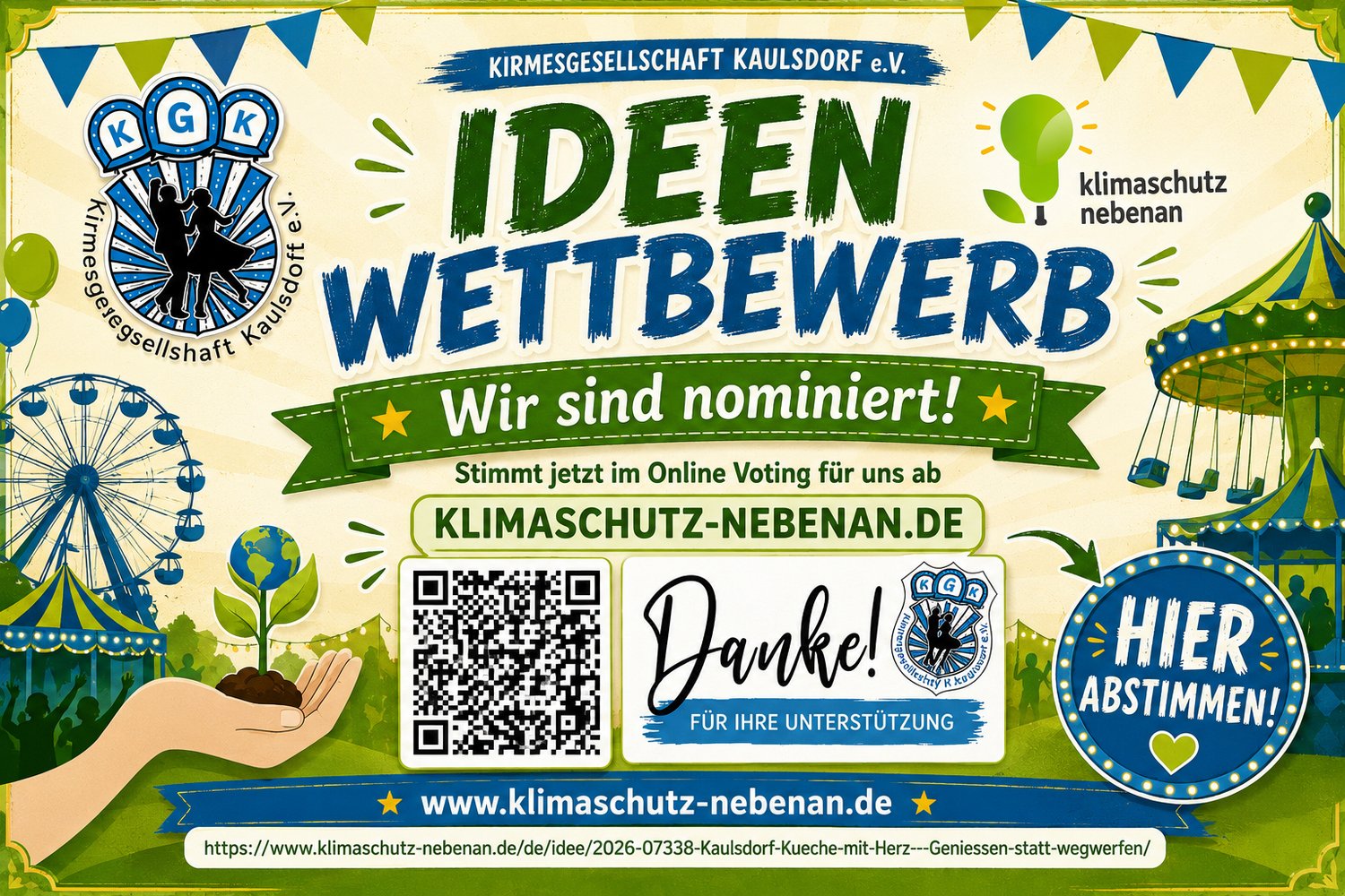 Vote für uns!