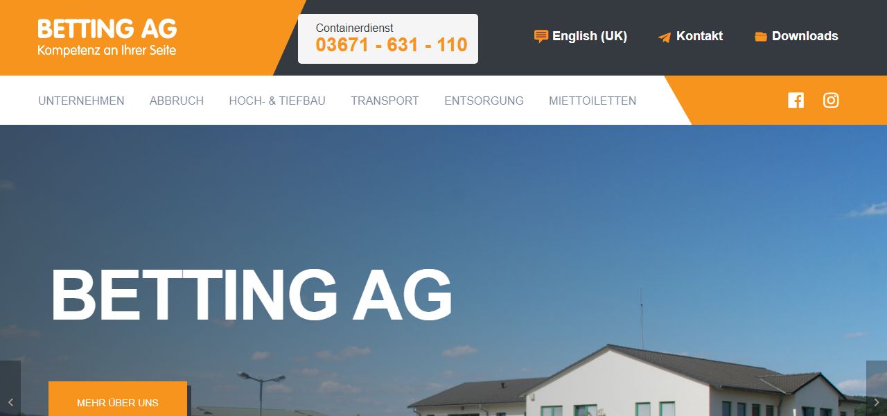 Website Betting AG