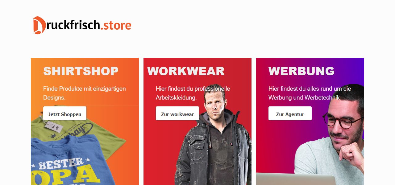 Website Druck- und Werbeagentur
