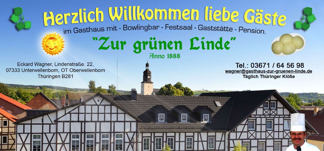 Website Gasthaus „Zur grünen Linde“